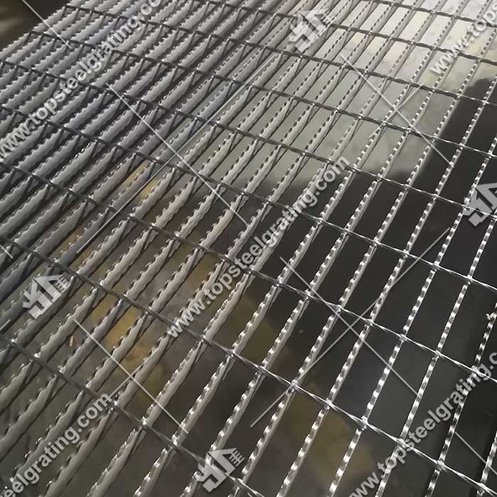 Gekarteld koolstofstalen staafrooster